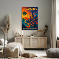 Los Angeles City of Dreams Poster PosterGoat