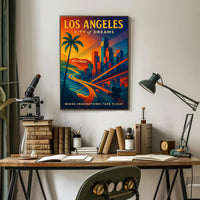 Los Angeles City of Dreams Poster PosterGoat
