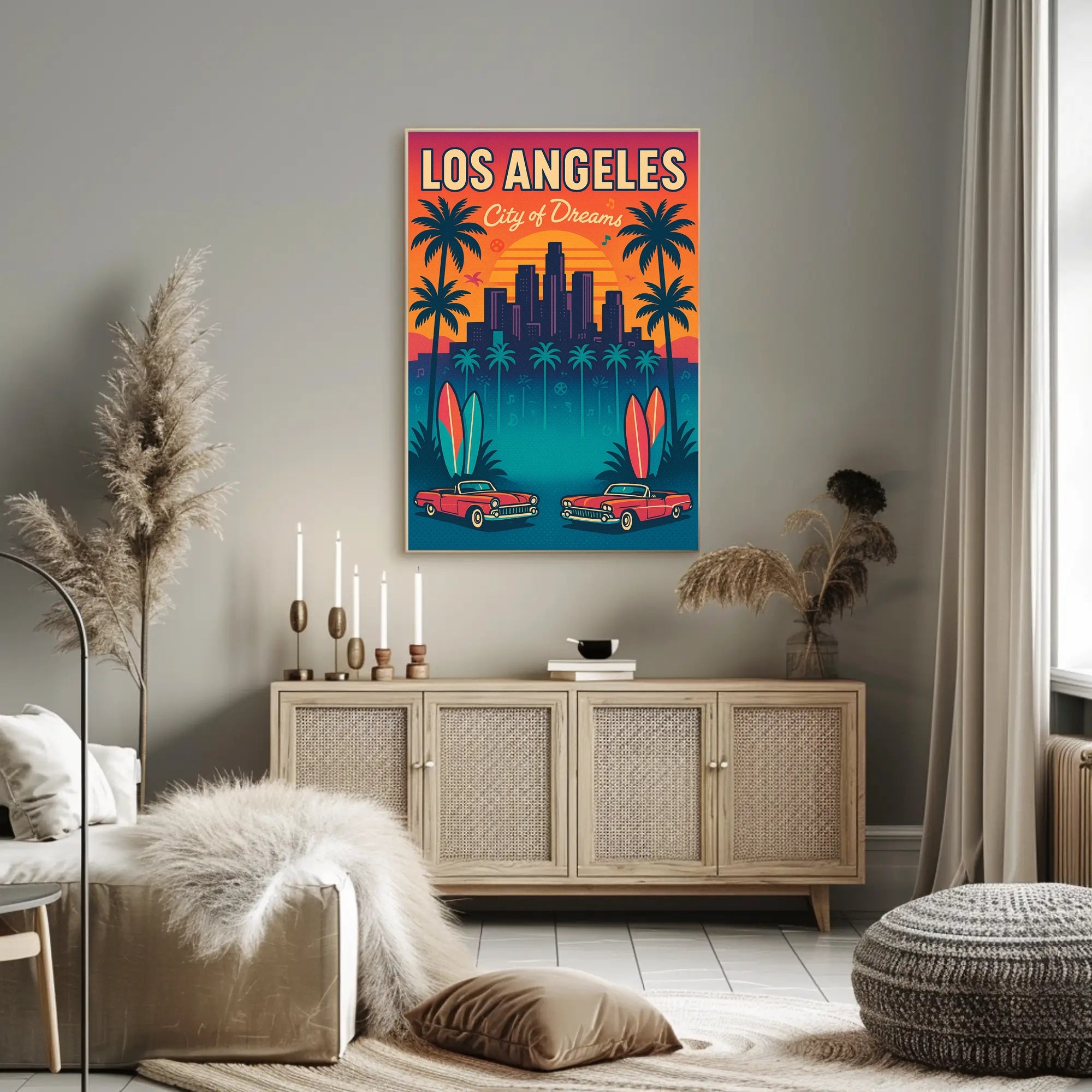 Los Angeles City of Dreams Poster PosterGoat