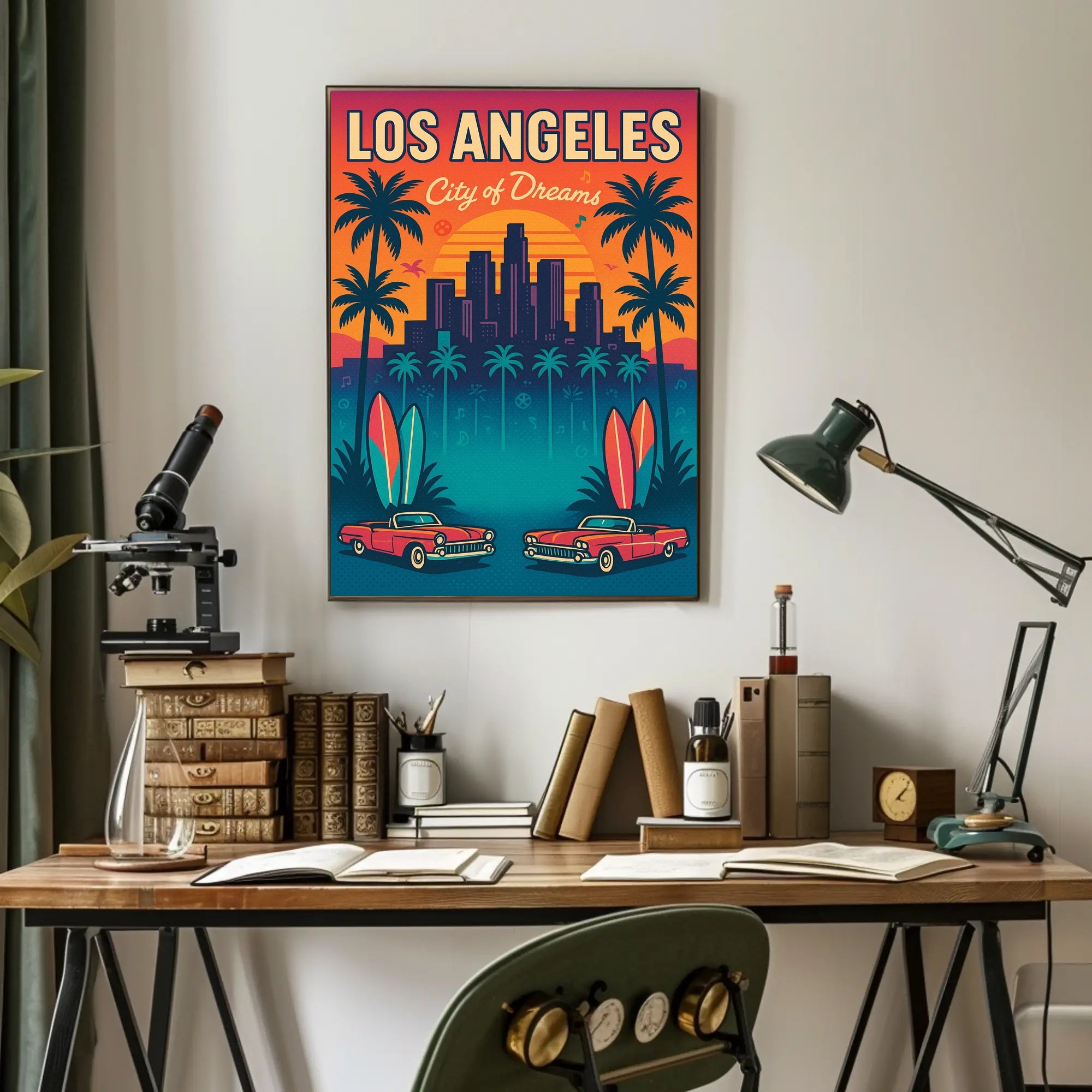 Los Angeles City of Dreams Poster PosterGoat