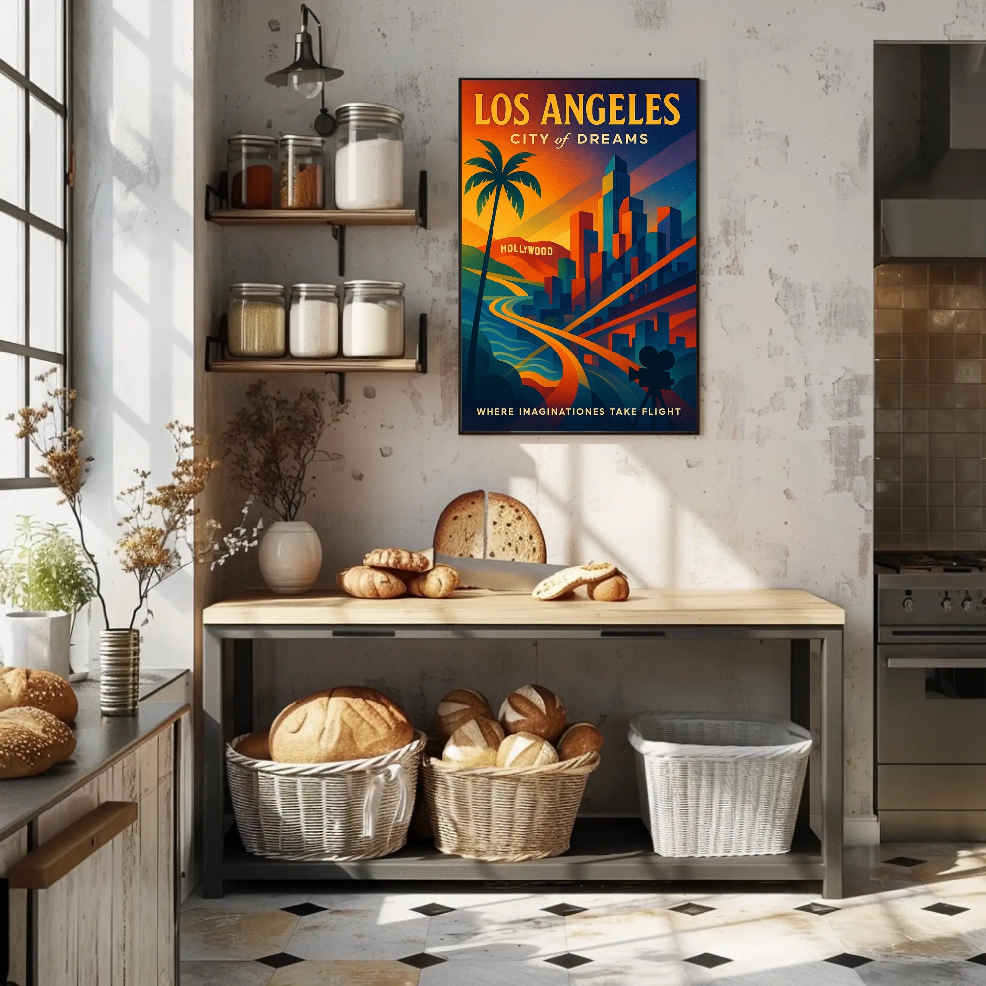 Los Angeles City of Dreams Poster PosterGoat