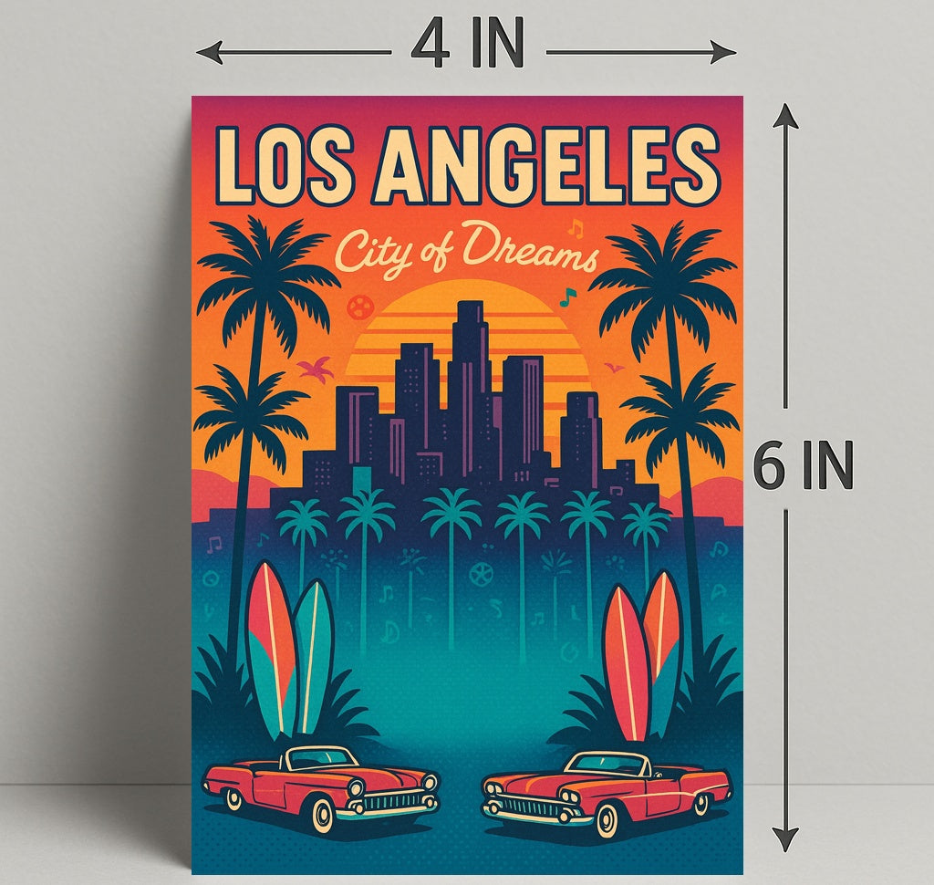 Los Angeles City of Dreams Poster PosterGoat