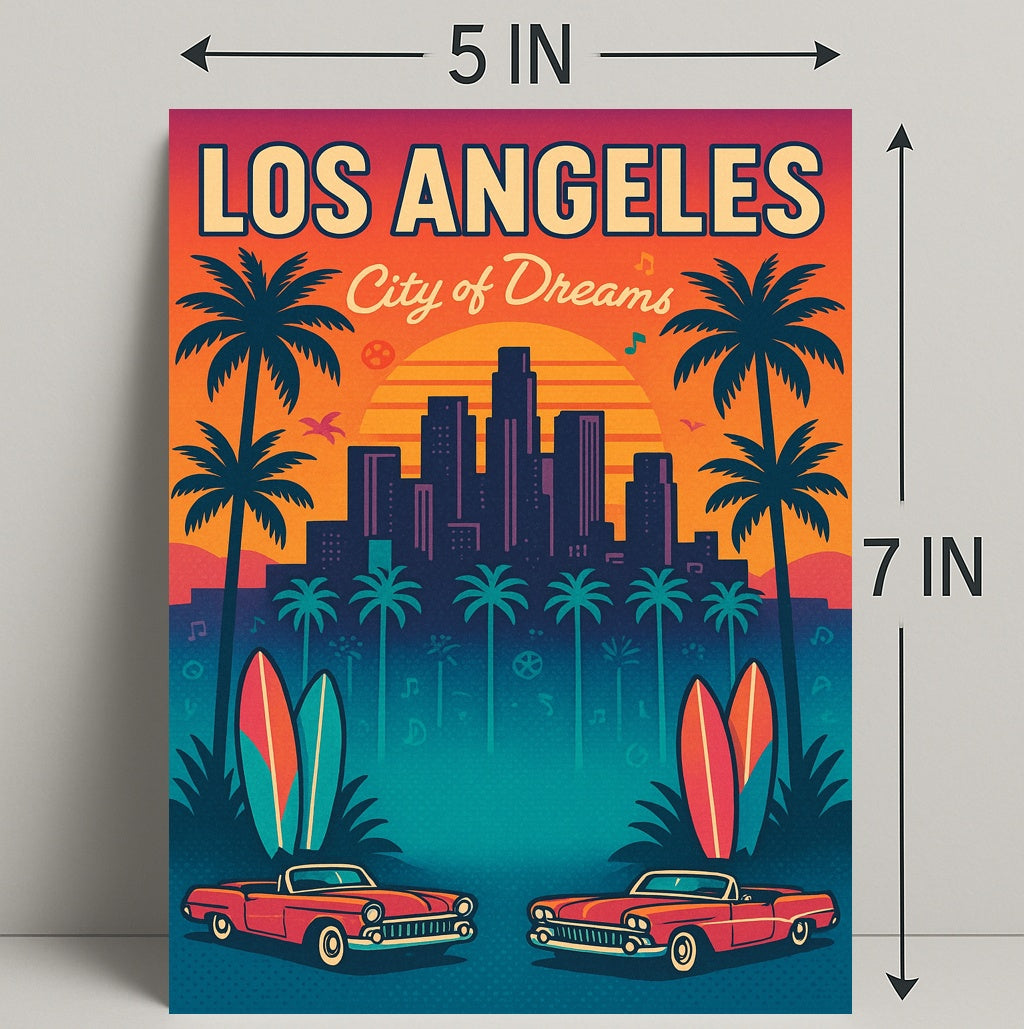 Los Angeles City of Dreams Poster PosterGoat