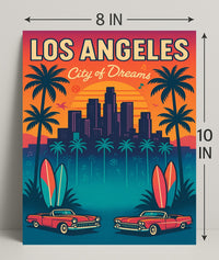 Los Angeles City of Dreams Poster PosterGoat