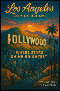 Los Angeles City of Dreams Poster PosterGoat