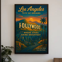 Los Angeles City of Dreams Poster PosterGoat