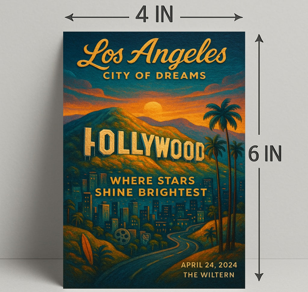 Los Angeles City of Dreams Poster PosterGoat