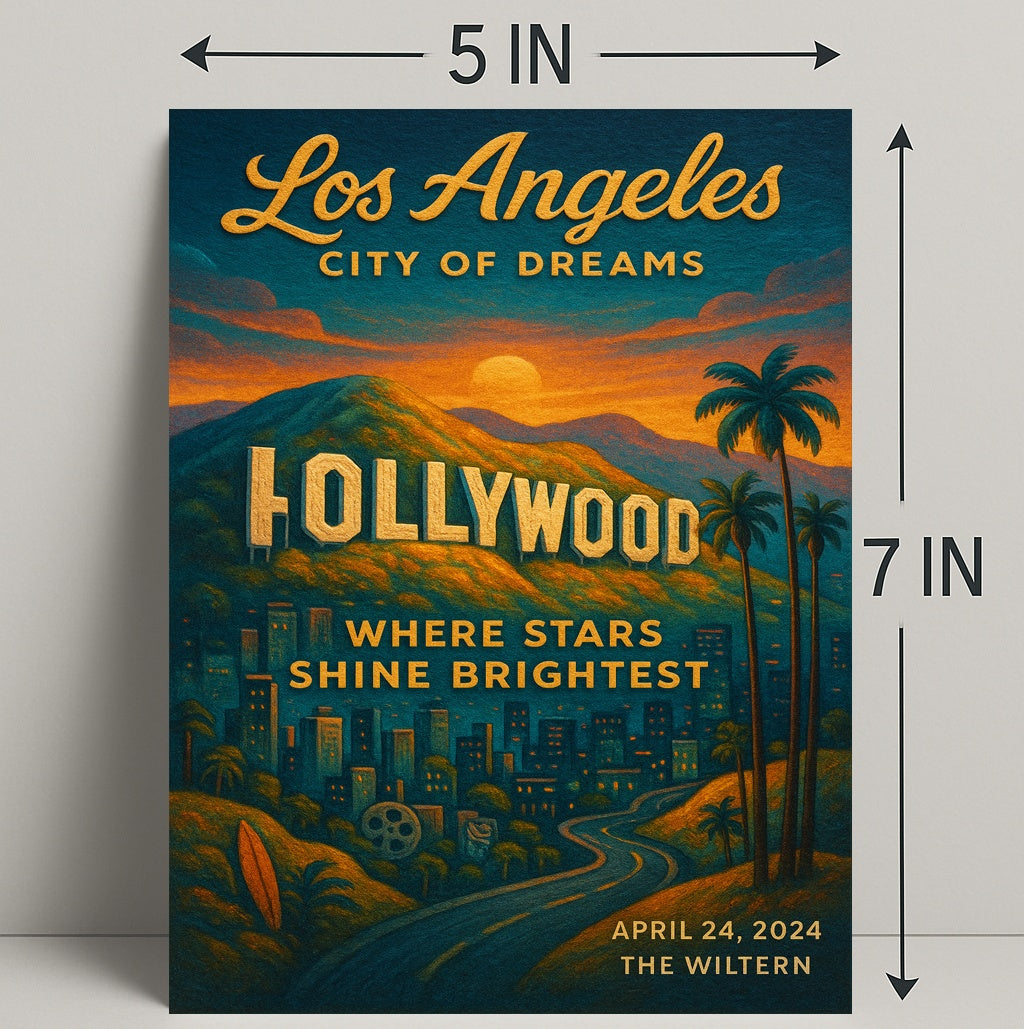 Los Angeles City of Dreams Poster PosterGoat