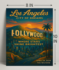 Los Angeles City of Dreams Poster PosterGoat