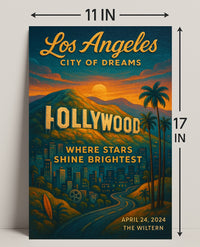 Los Angeles City of Dreams Poster PosterGoat