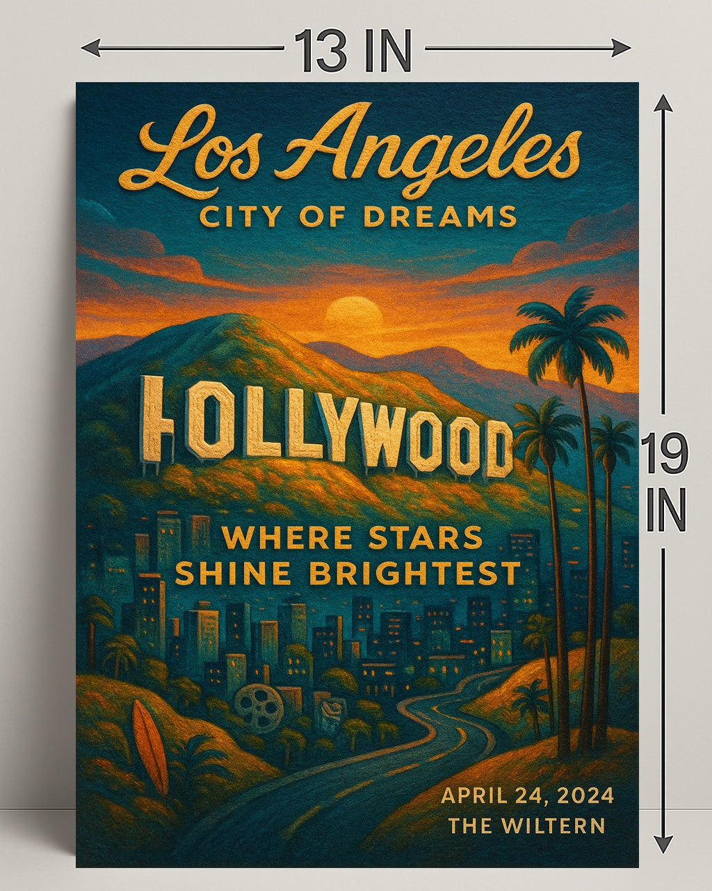 Los Angeles City of Dreams Poster PosterGoat