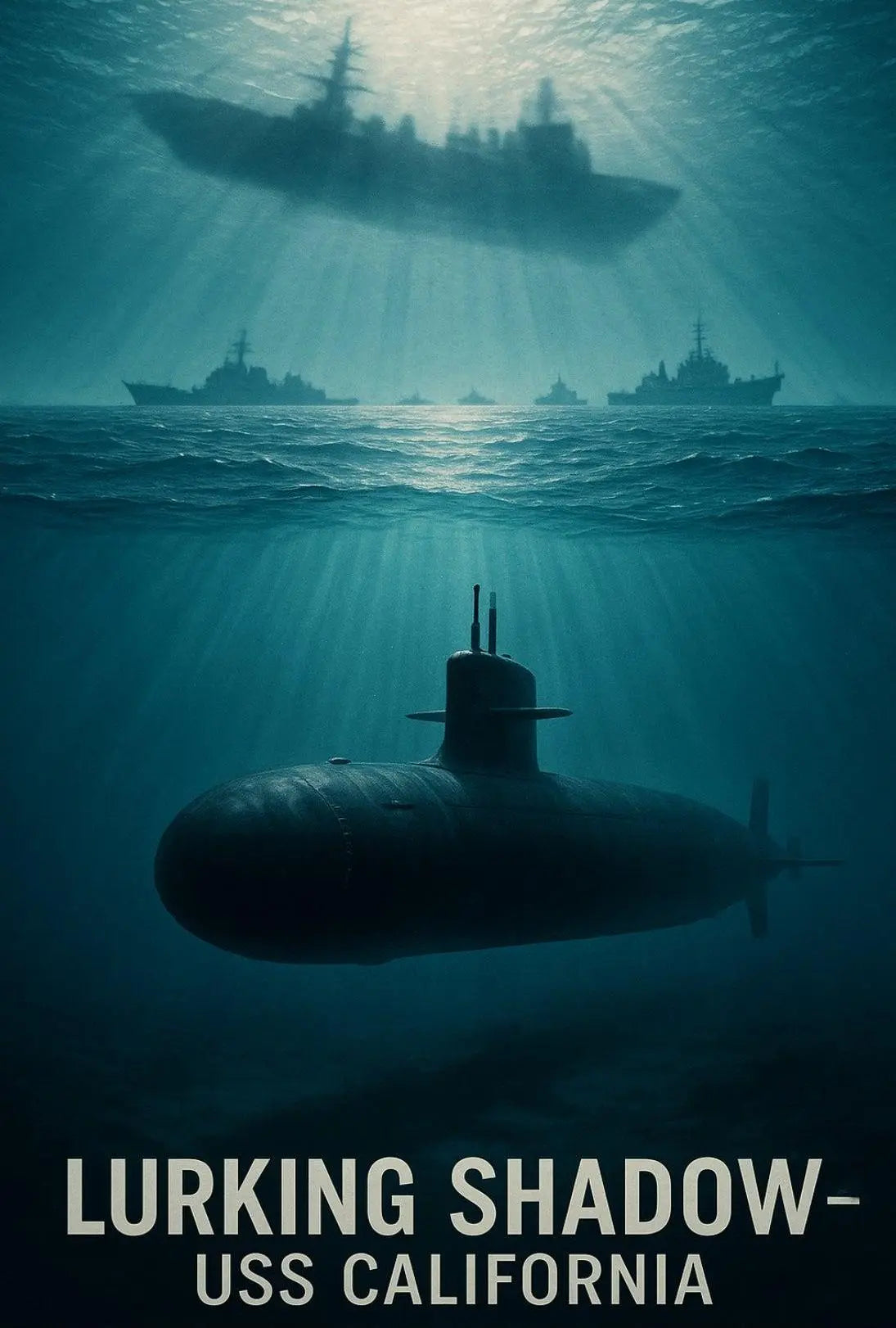Lurking Shadow USS California Military Recruitment Poster PosterGoat