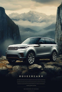 Luxury SUV Adventure in Nature Exploration Poster PosterGoat