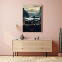 Luxury SUV Adventure in Nature Exploration Poster PosterGoat