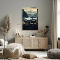Luxury SUV Adventure in Nature Exploration Poster PosterGoat