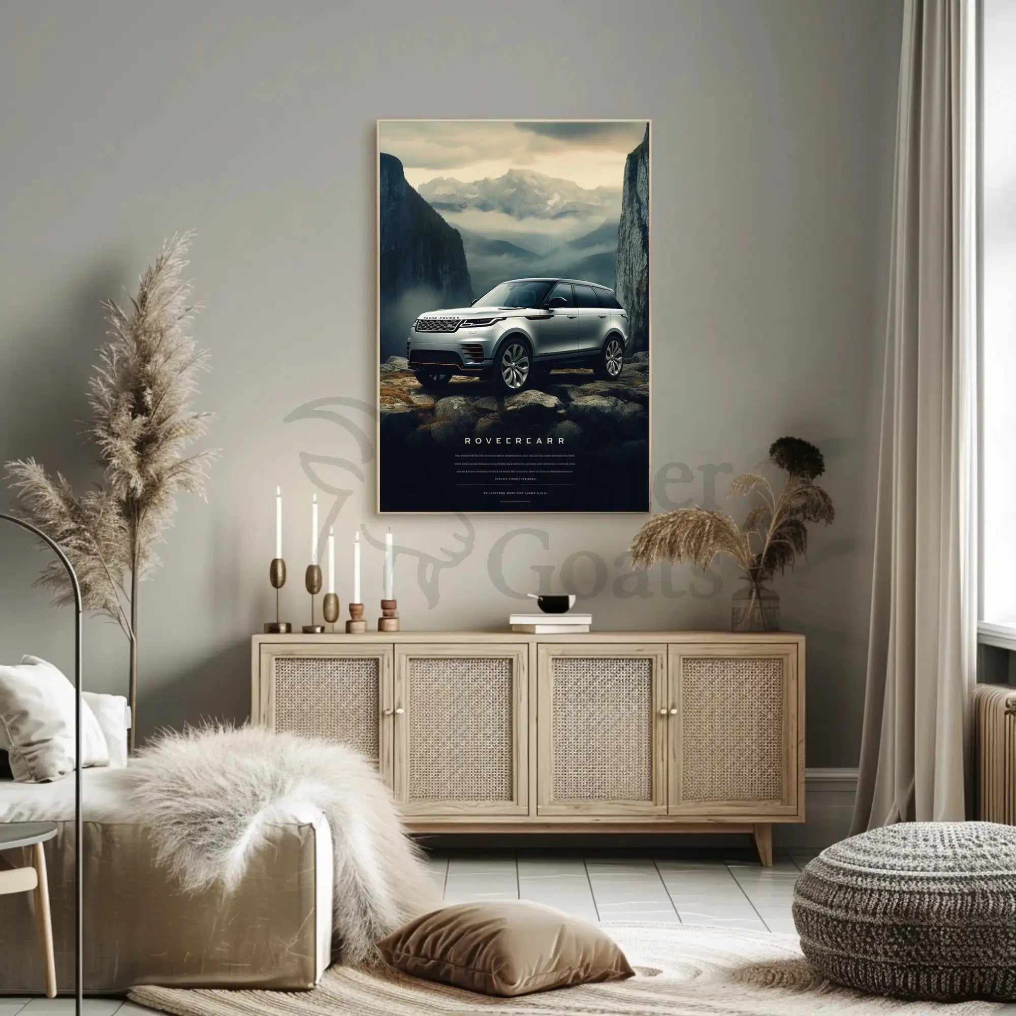 Luxury SUV Adventure in Nature Exploration Poster PosterGoat