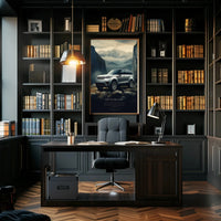 Luxury SUV Adventure in Nature Exploration Poster PosterGoat