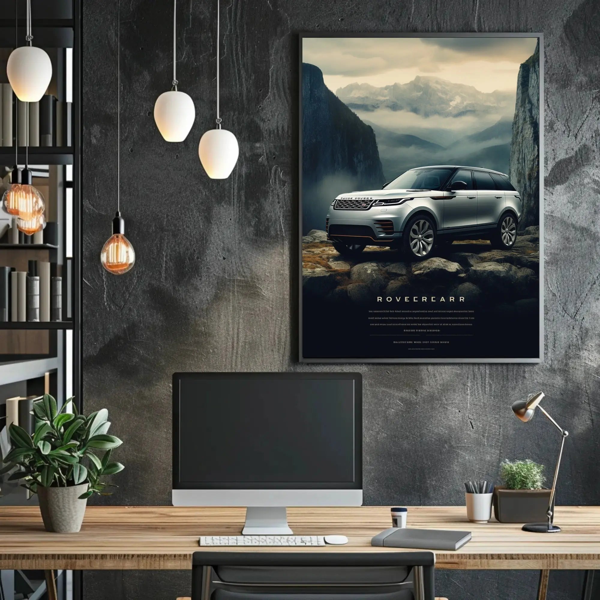 Luxury SUV Adventure in Nature Exploration Poster PosterGoat
