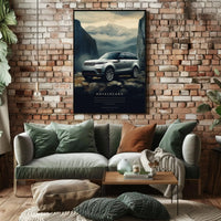 Luxury SUV Adventure in Nature Exploration Poster PosterGoat