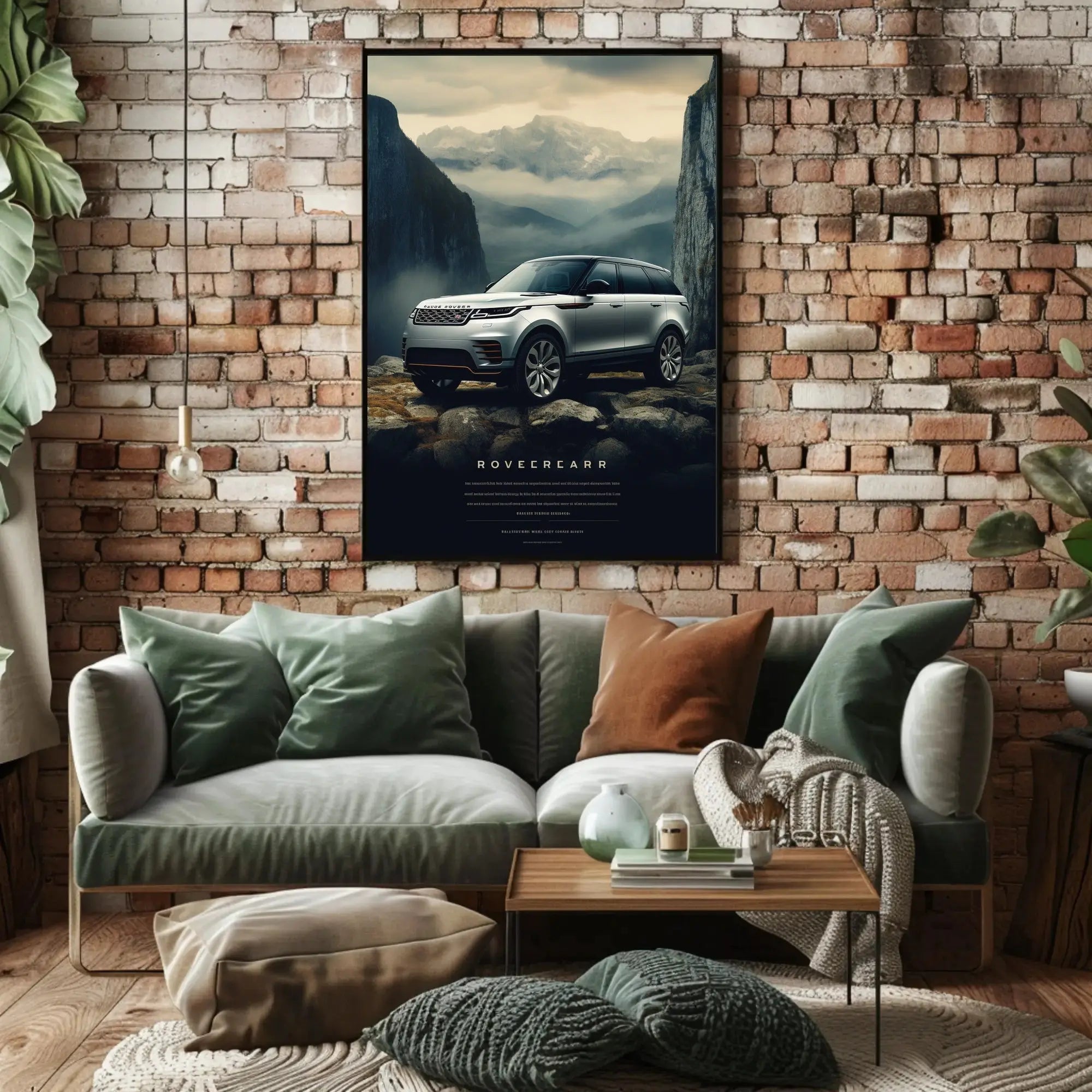 Luxury SUV Adventure in Nature Exploration Poster PosterGoat