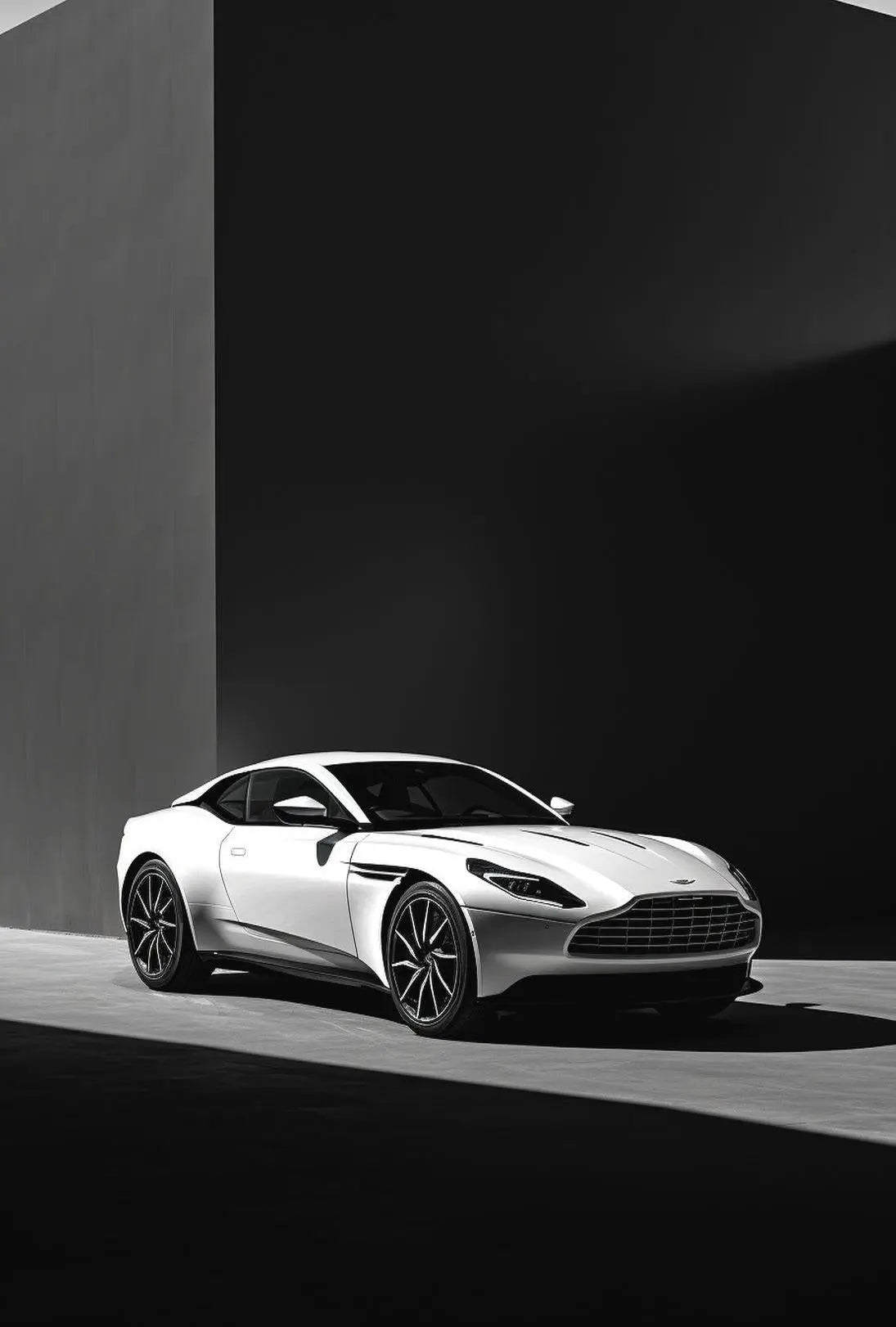 Luxury Sports Car Elegance Minimalist Artistic Poster PosterGoat