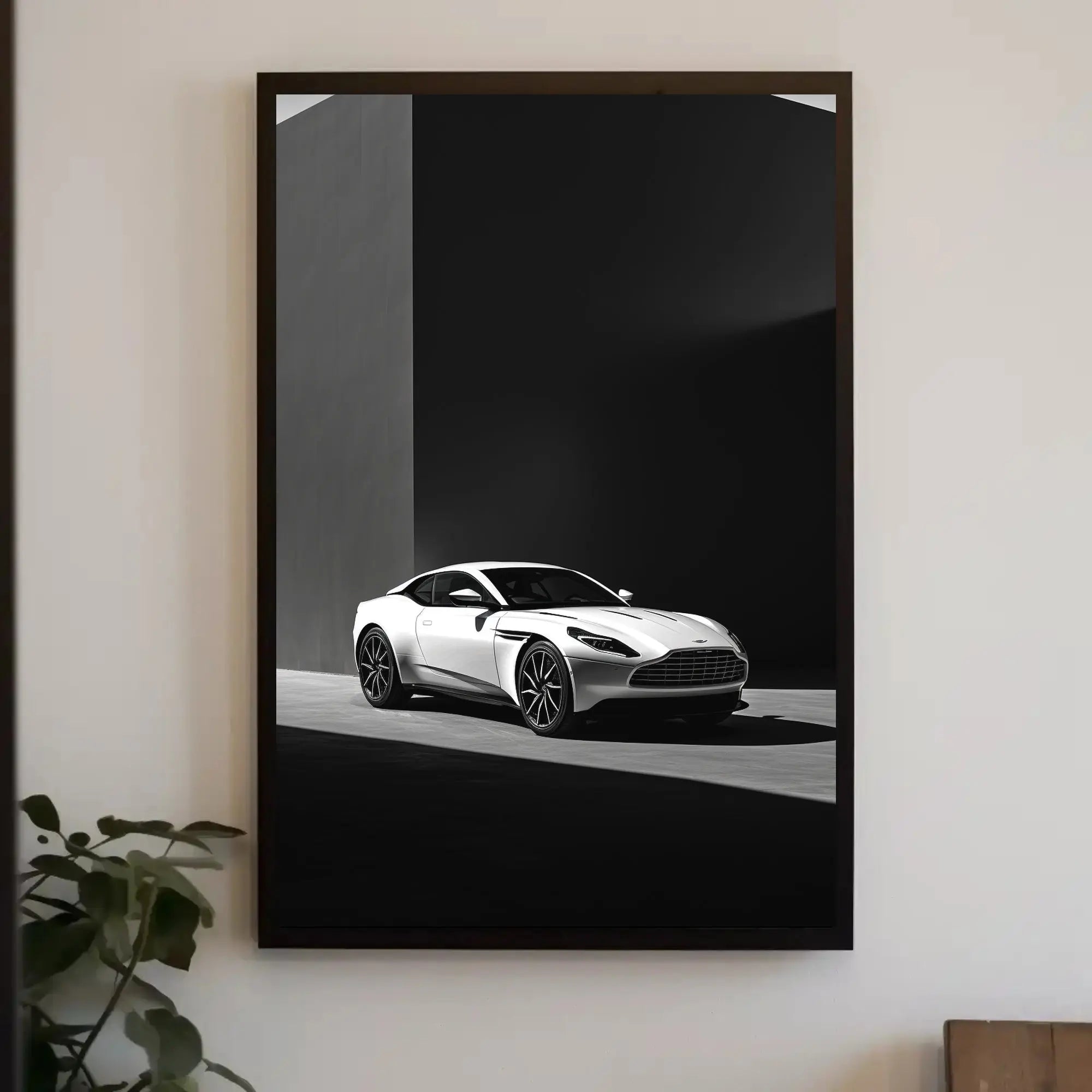 Luxury Sports Car Elegance Minimalist Artistic Poster PosterGoat
