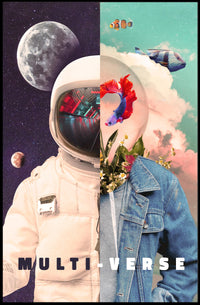 MULTIVERSE Dual Theme Artistic Poster PosterGoat