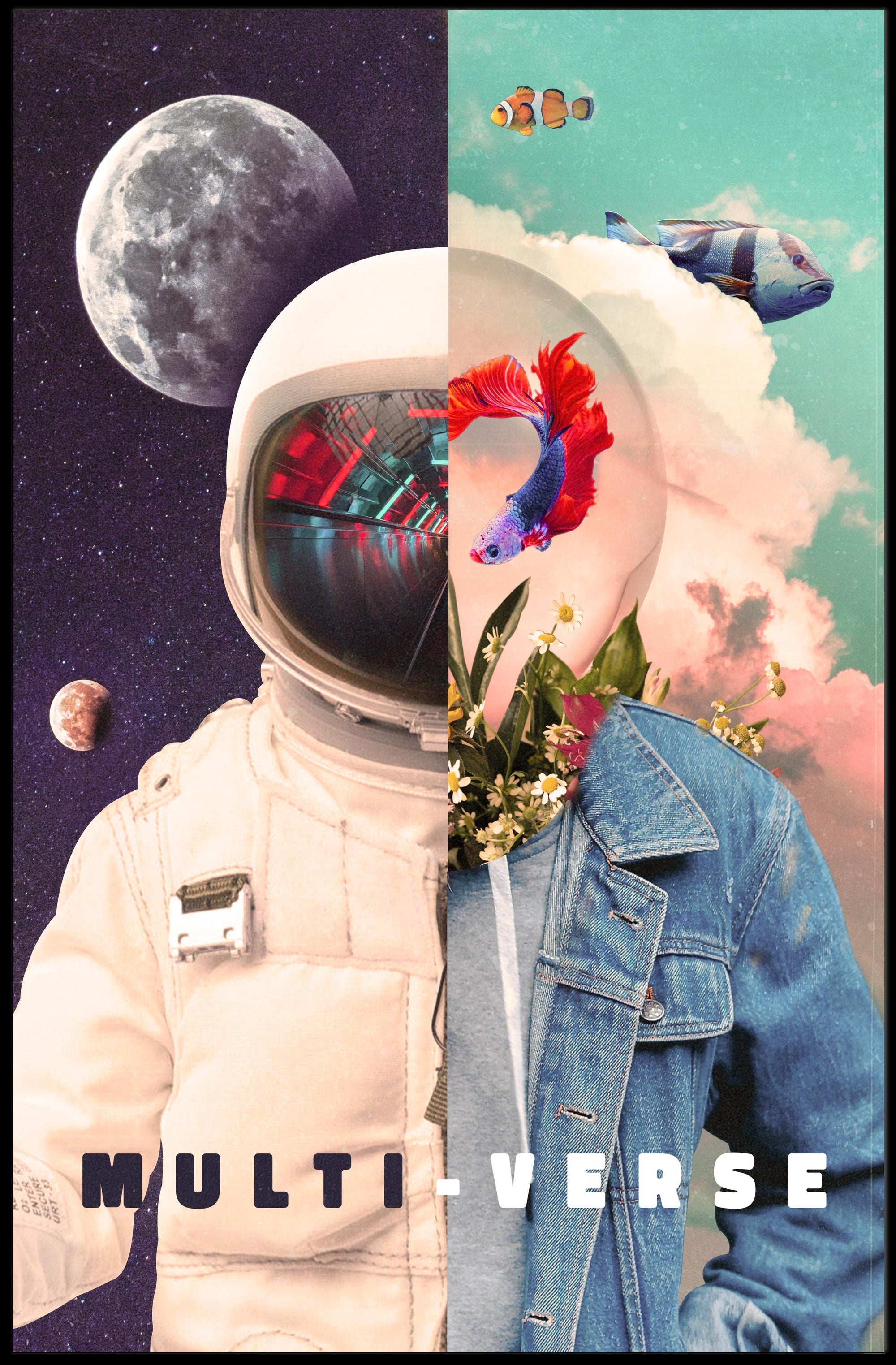 MULTIVERSE Dual Theme Artistic Poster PosterGoat