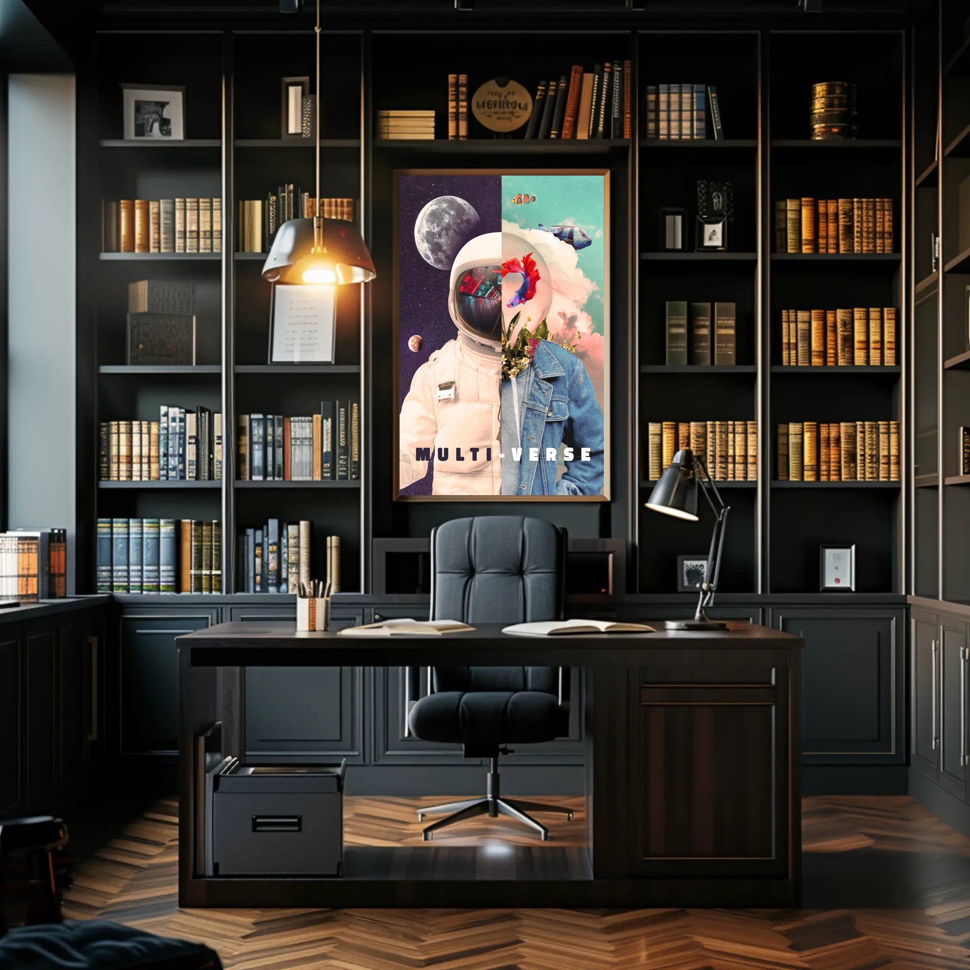 MULTIVERSE Dual Theme Artistic Poster PosterGoat