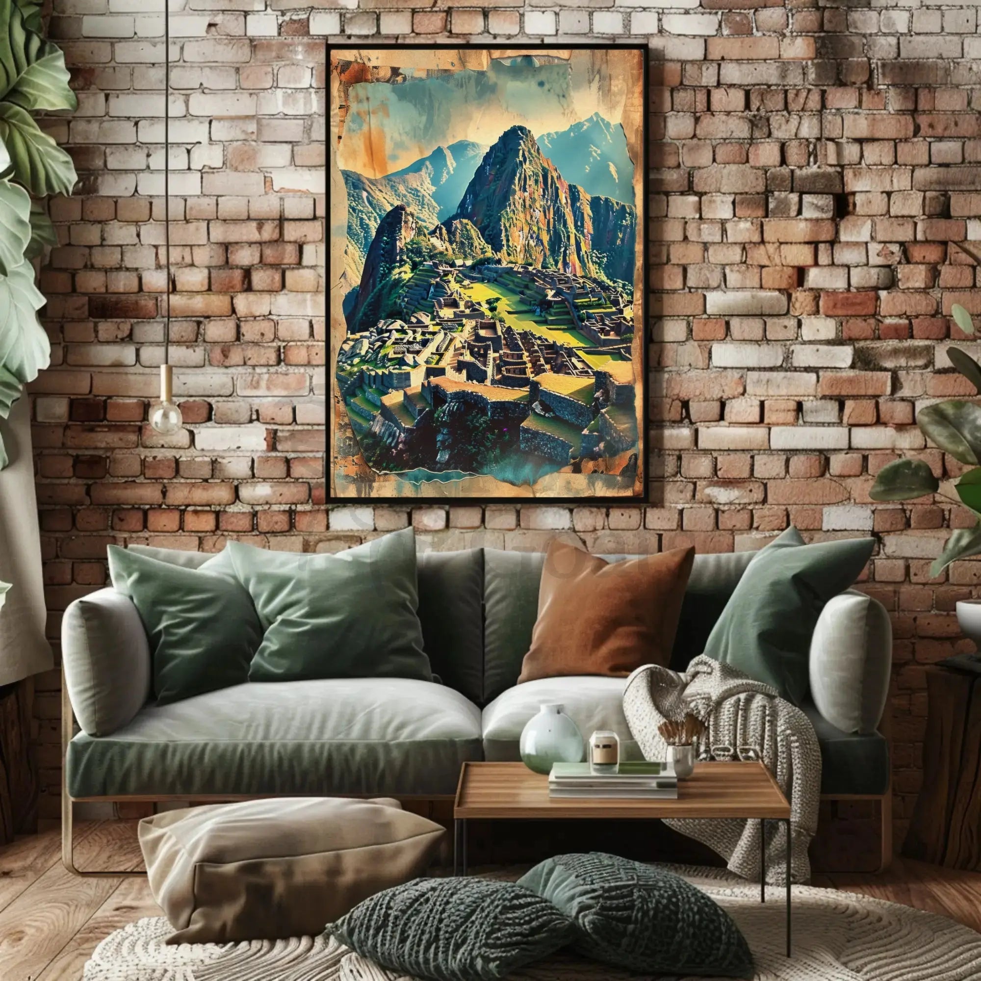 Machu Picchu Adventure Awaits Vintage Travel Poster PosterGoat