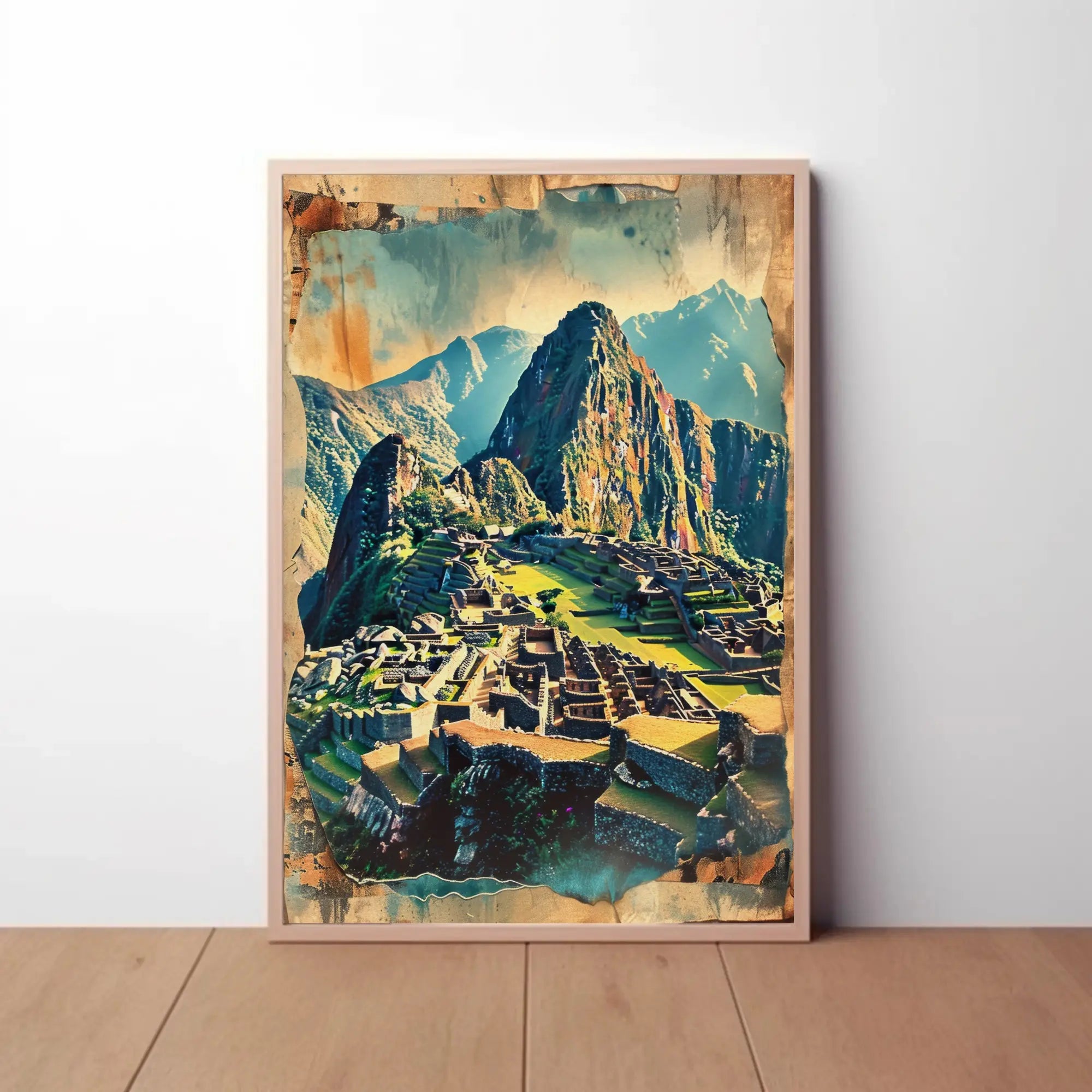 Machu Picchu Adventure Awaits Vintage Travel Poster PosterGoat