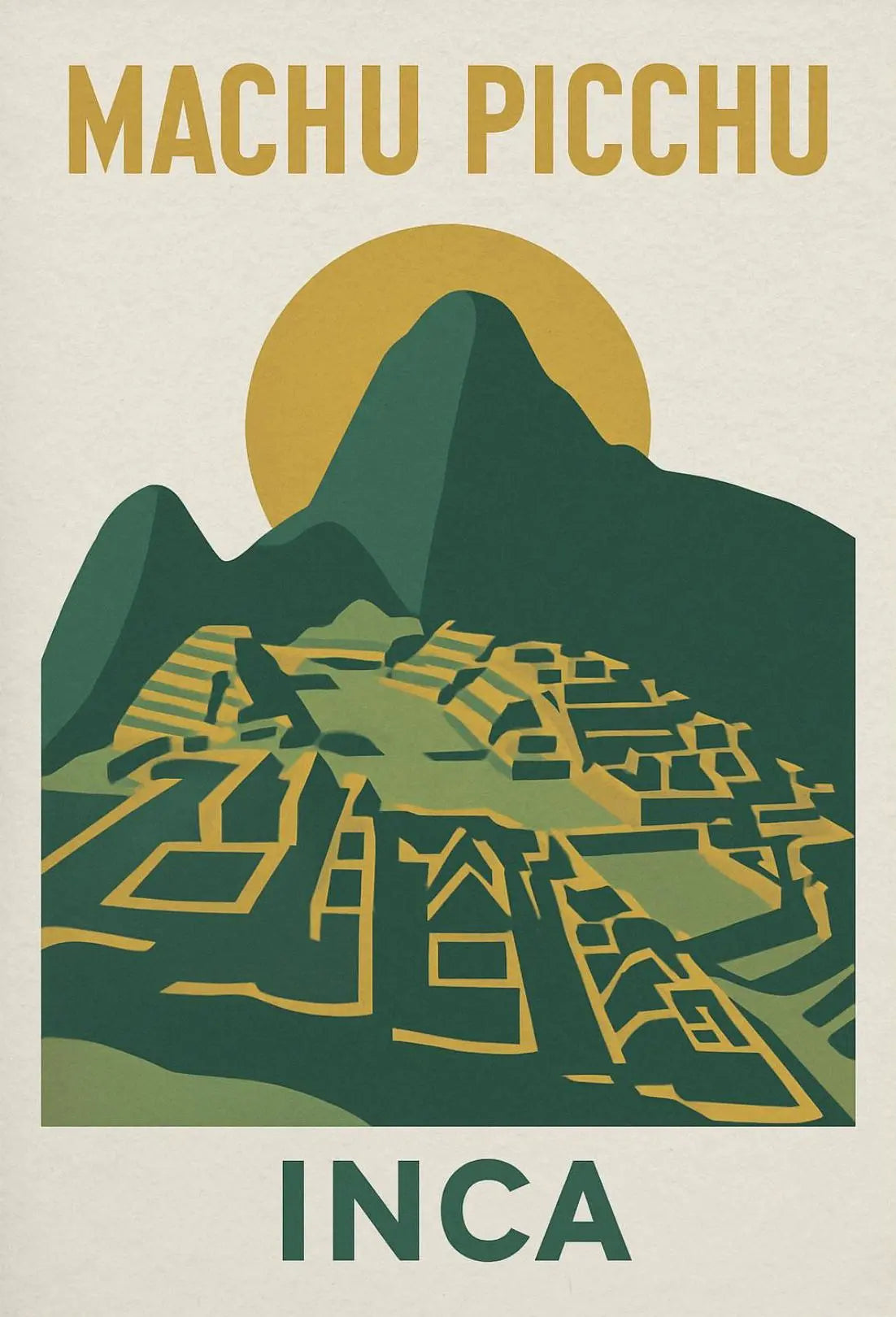 Machu Picchu Wonders: Explore Incan Mysteries Travel Poster PosterGoat