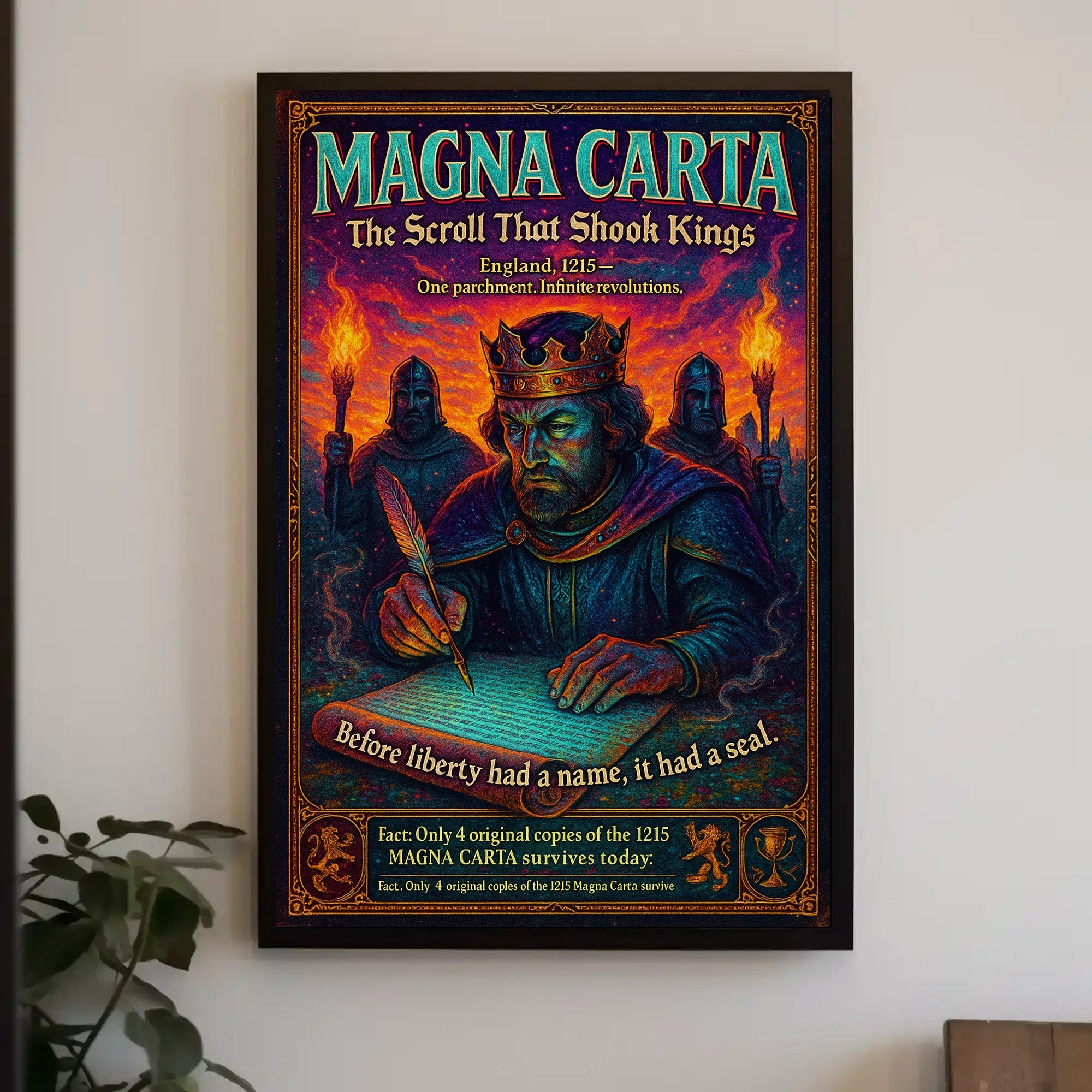 Magna Carta The Scroll That Shook Kings Poster PosterGoat