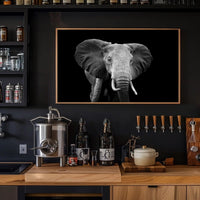 Majestic African Elephant Close-Up Wildlife Art Animal Poster PosterGoat