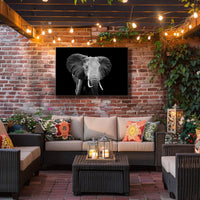 Majestic African Elephant Close-Up Wildlife Art Animal Poster PosterGoat