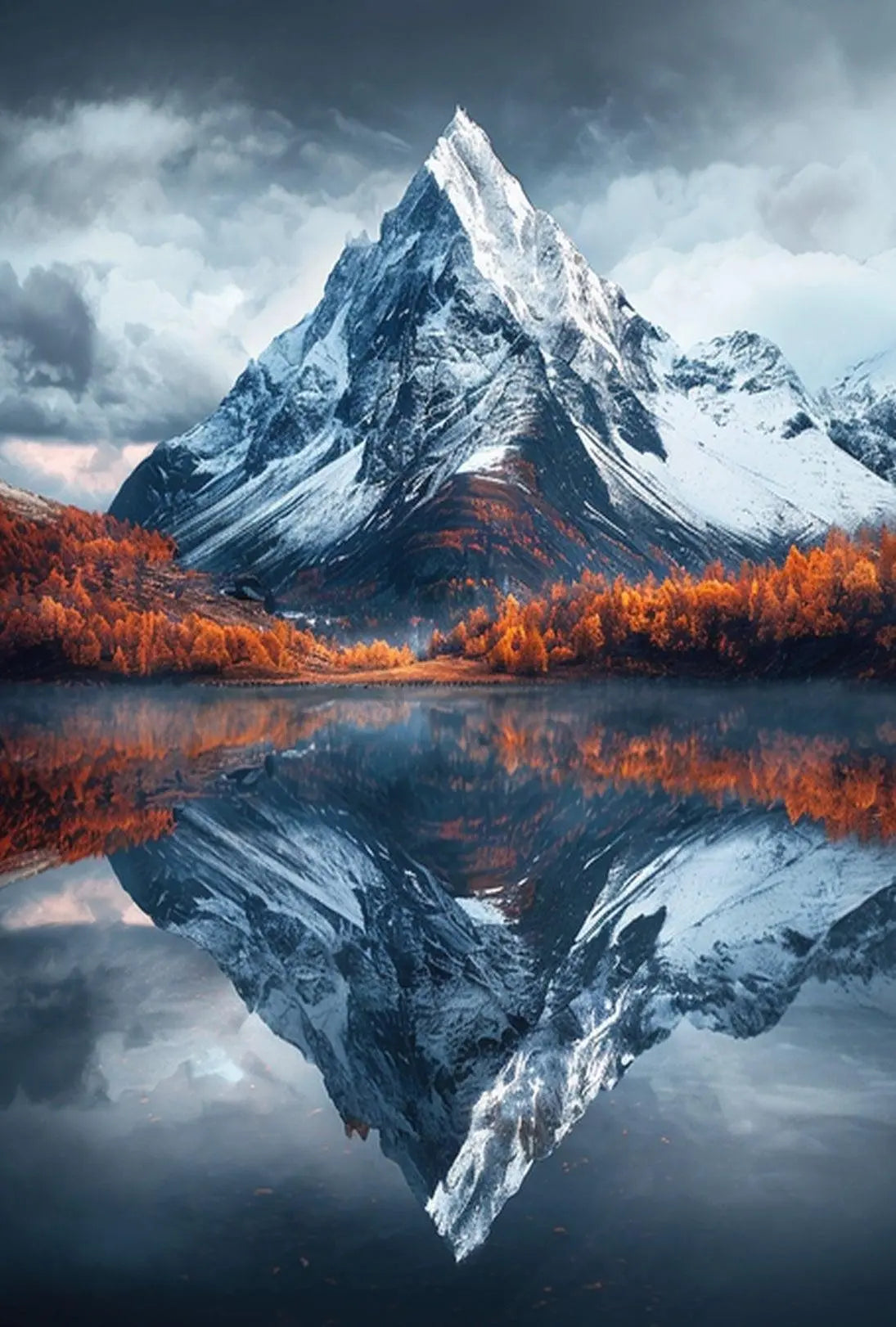 Majestic Alpine Mountain National Park Poster PosterGoat