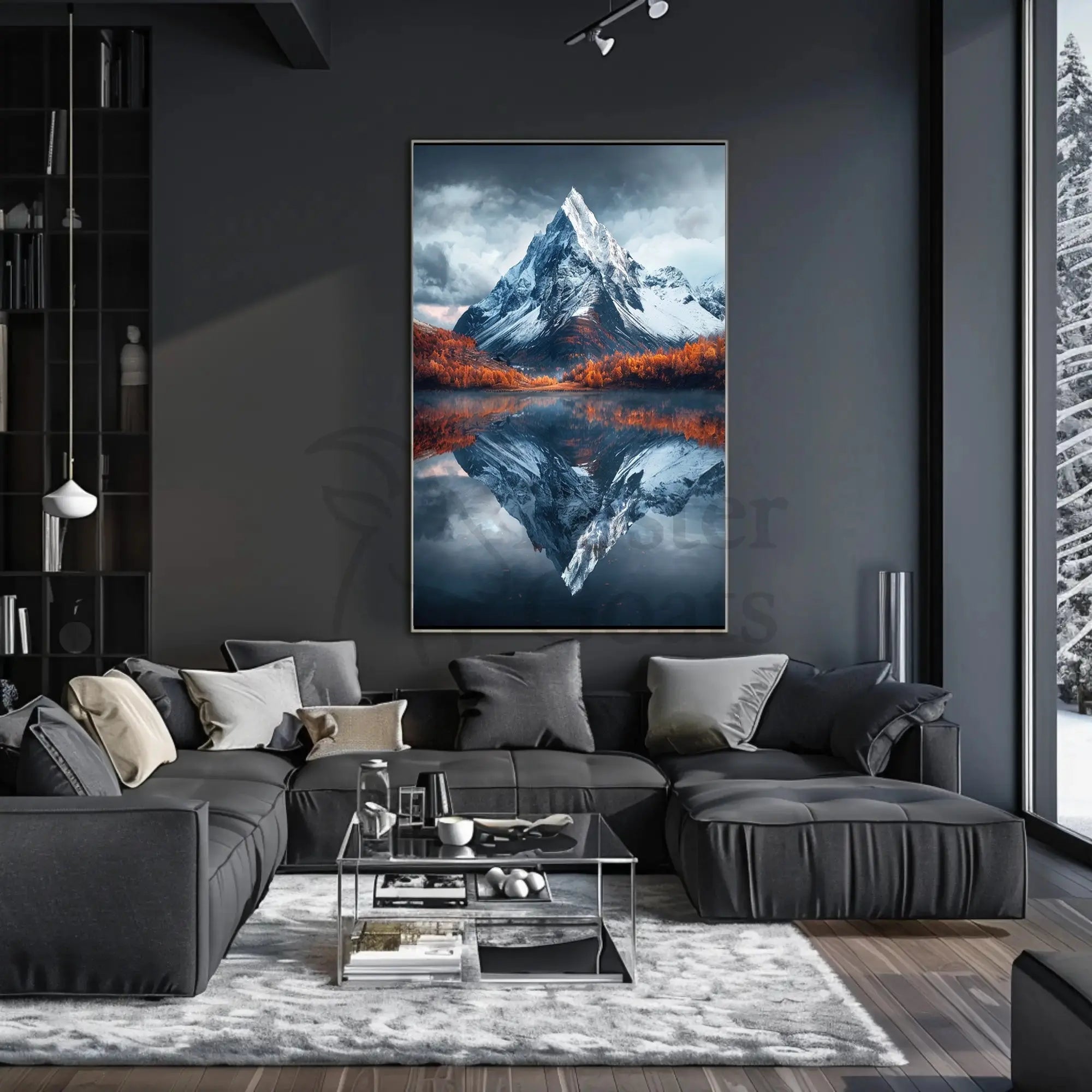 Majestic Alpine Mountain National Park Poster PosterGoat