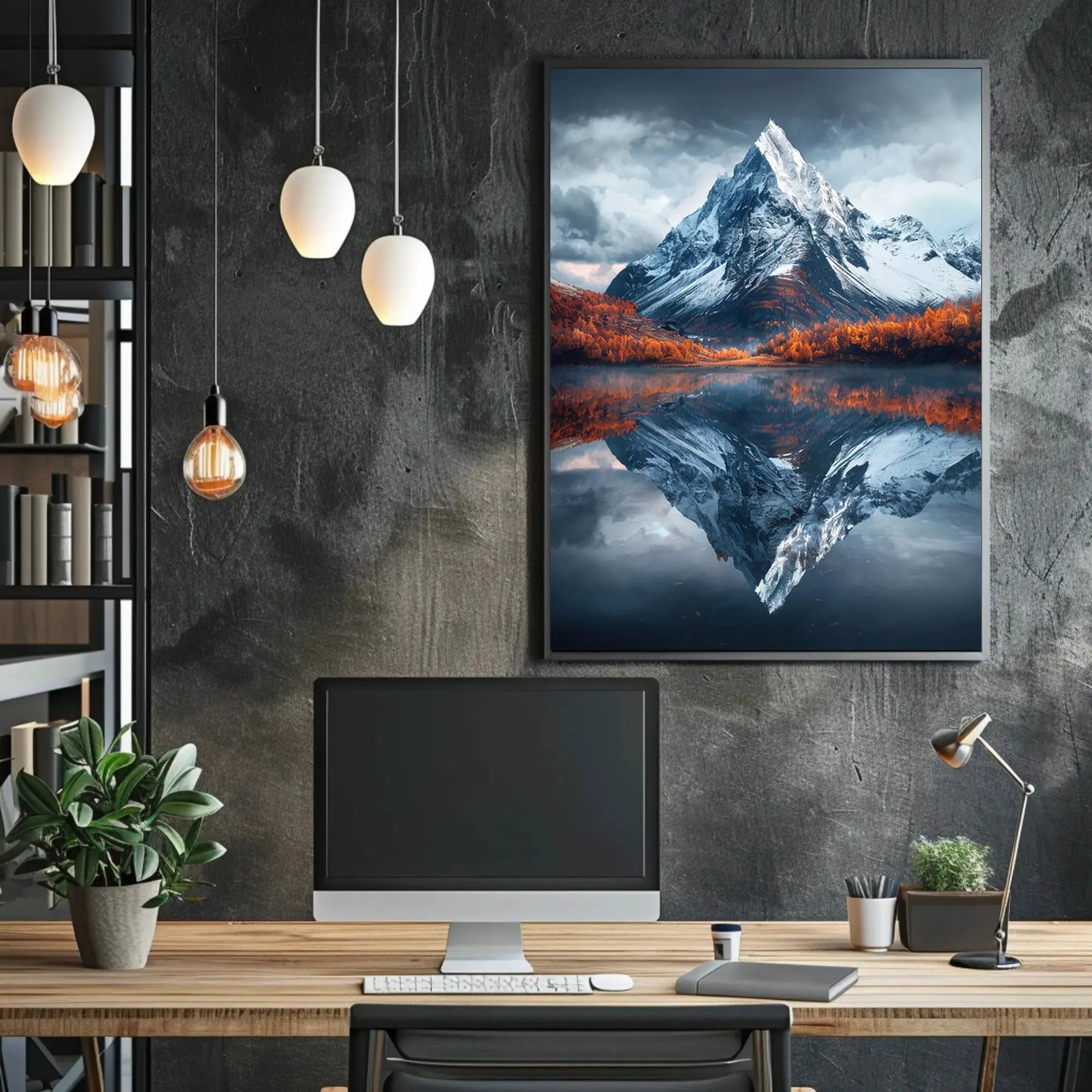 Majestic Alpine Mountain National Park Poster PosterGoat