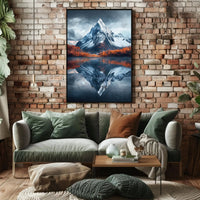 Majestic Alpine Mountain National Park Poster PosterGoat