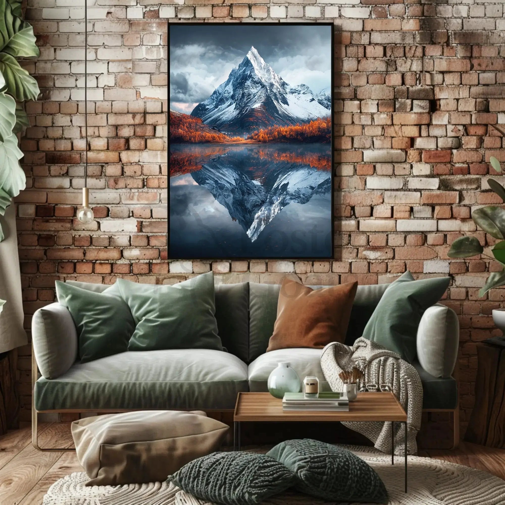 Majestic Alpine Mountain National Park Poster PosterGoat