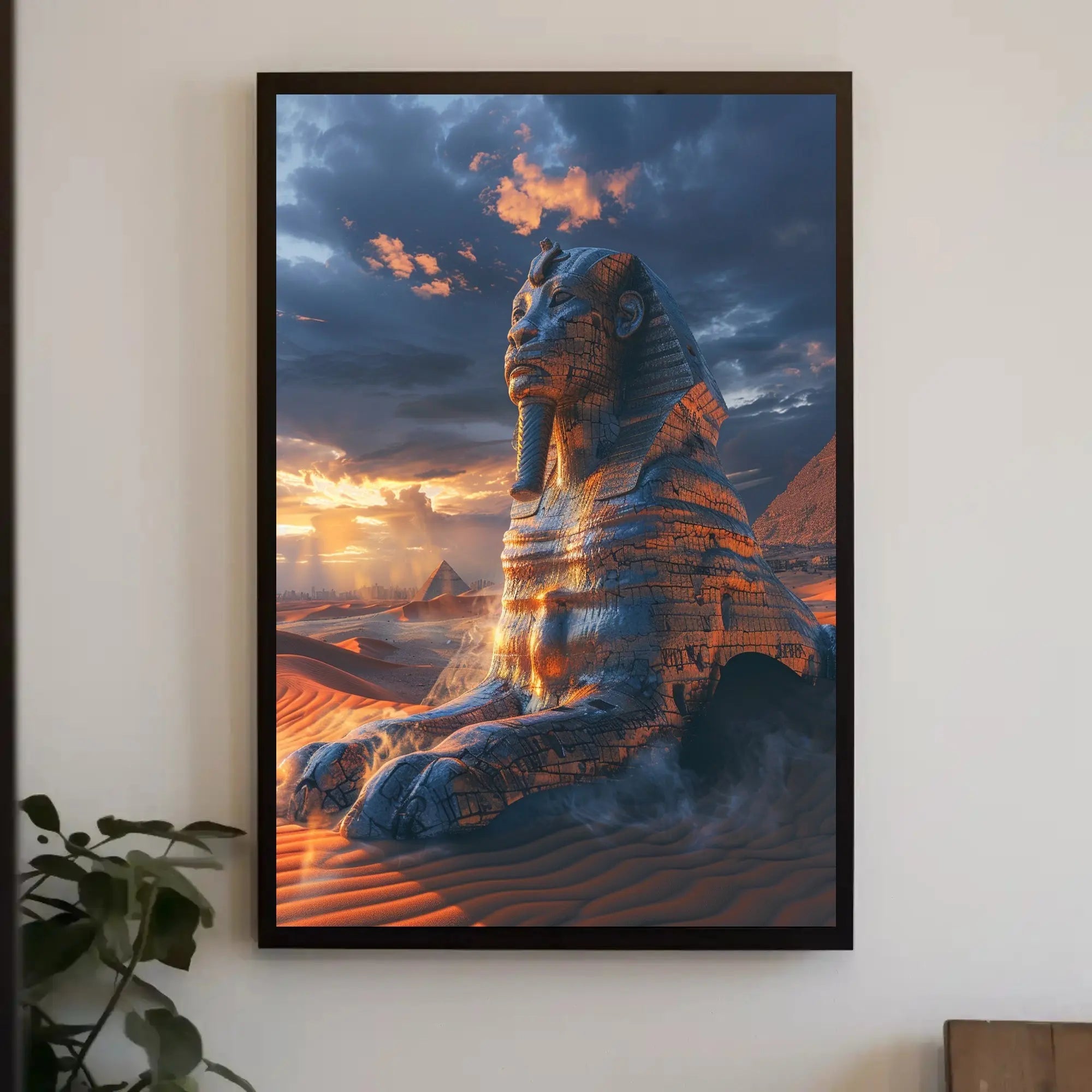 Majestic Ancient Egypt Surreal Art Cultural or Heritage Poster PosterGoat