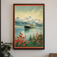 Majestic Cruise Adventure in Northern Wilderness Travel Poster PosterGoat