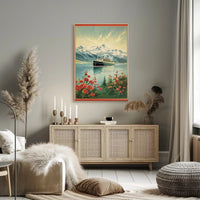 Majestic Cruise Adventure in Northern Wilderness Travel Poster PosterGoat