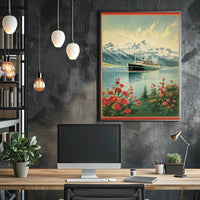 Majestic Cruise Adventure in Northern Wilderness Travel Poster PosterGoat