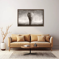 Majestic Elephant Emerging African Savannah Scene Animal Poster PosterGoat