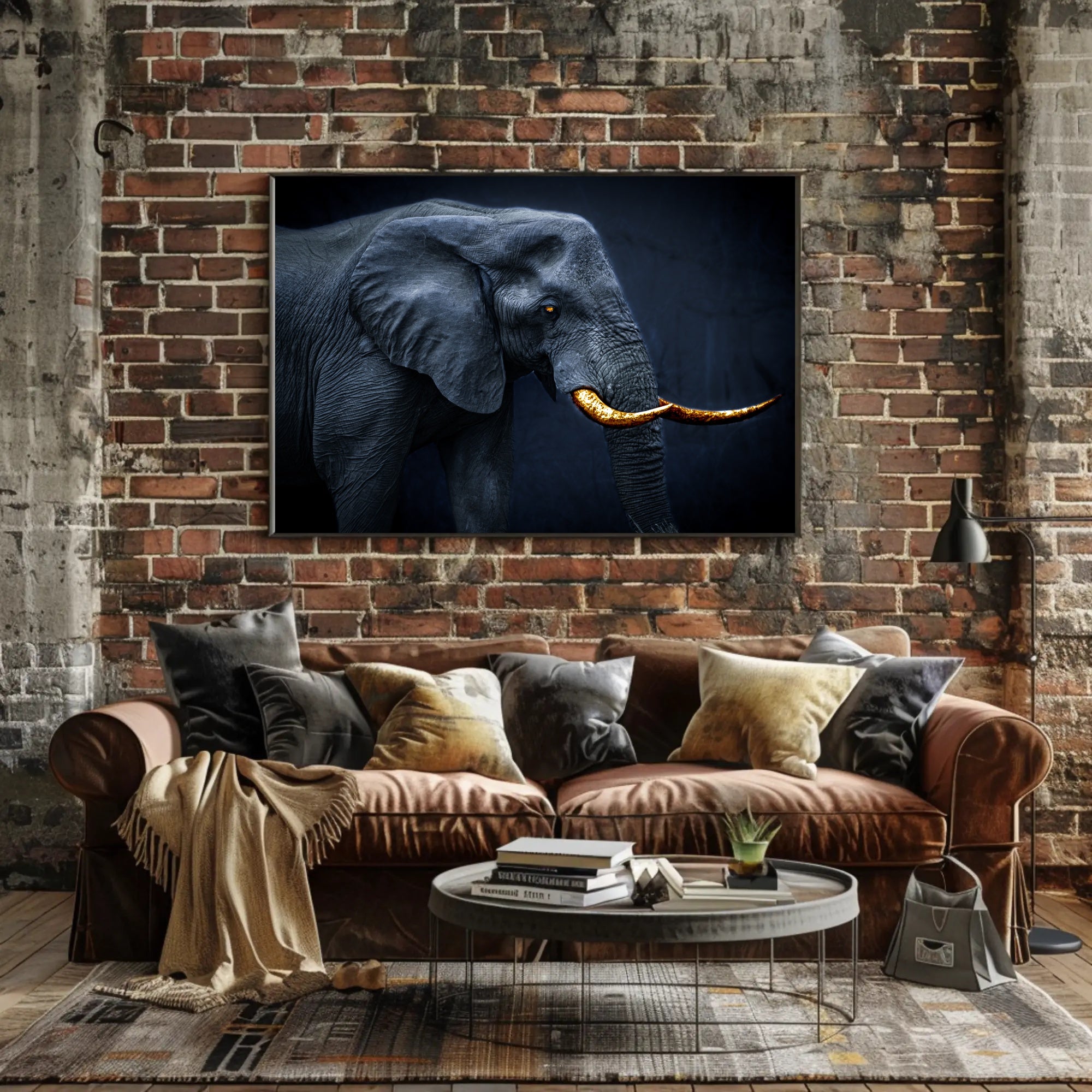 Majestic Elephant Fine Art Animal Poster PosterGoat