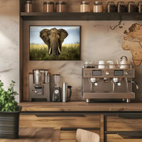Majestic Elephant in African Savanna Animal Poster PosterGoat