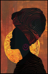 Majestic Identity Silhouette Art Cultural or Heritage Poster PosterGoat
