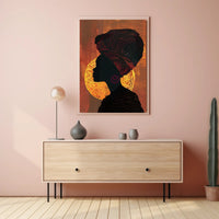 Majestic Identity Silhouette Art Cultural or Heritage Poster PosterGoat