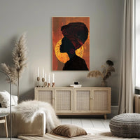 Majestic Identity Silhouette Art Cultural or Heritage Poster PosterGoat